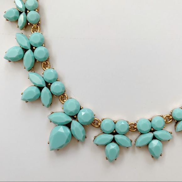 J. Crew Jewelry - J CREW | Statement Necklace, Mint / Light Teal